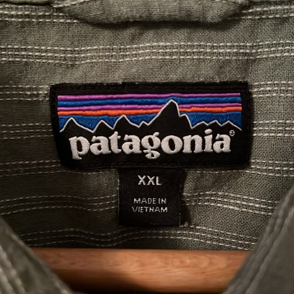 Patagonia Men’s Button-up XXL Hemp-Organic Cotton - Picture 2 of 8